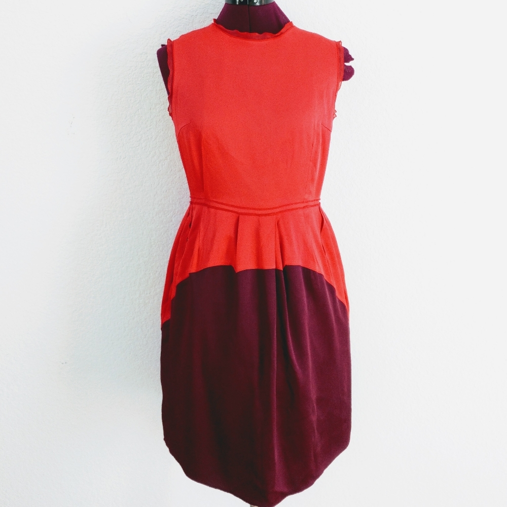 O'2nd red silk dress